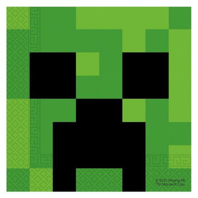 Procos Papírové ubrousky Minecraft Creeper 33x33cm – Sleviste.cz