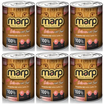 Marp Pure Salmon CAT Can Food 6 x 370 g