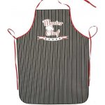 Forbyt Kuchyňská zástěra Master Chef černá 62x82 cm – Zboží Dáma