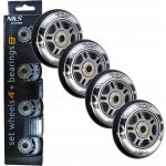 Nils Extreme PU 80 mm + Abec9 82 A 4 ks – Zboží Dáma