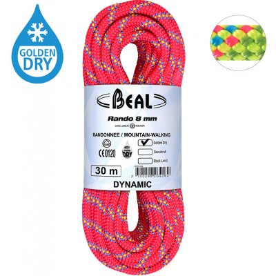 Beal Golden Dry Rando 8 mm 20 m – Zboží Dáma