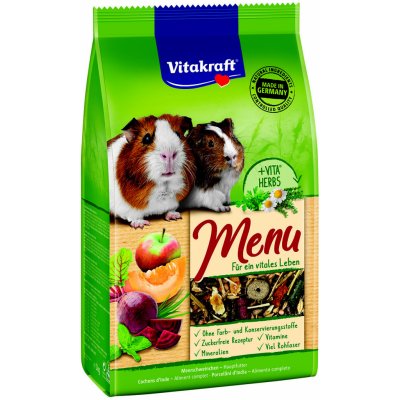 Vitakraft Rodent Guinea Pig krmivo Menu Vital 1 kg – Zboží Mobilmania