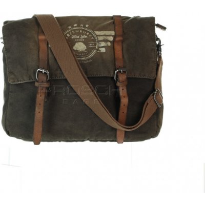 Greenburry Plátěná messenger taška 5901-30 khaki