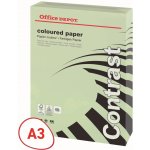 Barevný papír Office Depot Contrast A4 pastelově zelená 80 g 500 listů – Zboží Mobilmania