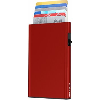 Tru Virtu Card Case Click & Slide silk Red
