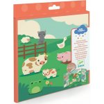 Djeco přemístitelné samolepky zvířata na farmě – Zboží Dáma