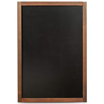2x3 Černá tabule na křídy v dřevěném rámu 60 x 87 cm