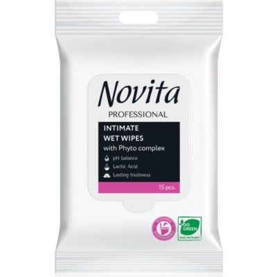 Novita vlhčené ubrousky na intimní hygienu s Phyto komplexem 15 ks – Zbozi.Blesk.cz