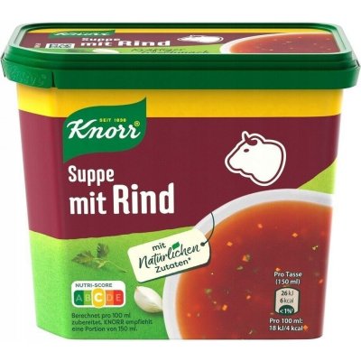Knorr Suppe Rind masový vývar 16,5 l 330 g – Zboží Dáma