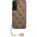 Pouzdro Guess 4G Charms Samsung Galaxy S23+ hnědé – Sleviste.cz