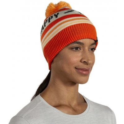 Brooks Heritage Pom beanie Fluoro Flash Run Happy – Hledejceny.cz