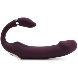 Tracy's Dog C Shape Double Ended Dildo Vibrator Purple