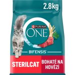 Purina ONE Bifensis Sterilised granule pro kočky hovězí 2,8 kg – Hledejceny.cz
