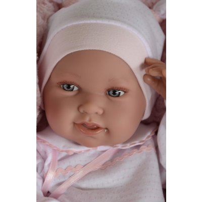 Antonio Juan Realistické miminko holčička Pipa na dečce