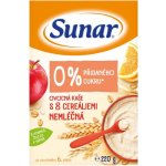 Sunar nemléčná kaše 8 cereálií ovocná 220 g – Zboží Dáma