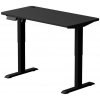 Psací a pracovní stůl Milagro Výškově nastavitelný psací stůl LEVANO 120x60 cm černá MI2342