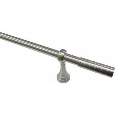 Gardinia Kompletní stylová souprava Belamy 25 mm vzhled nerezové oceli 160 cm – Zboží Mobilmania