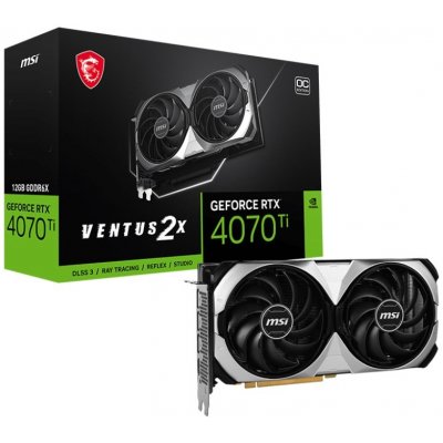 MSI GeForce RTX 4070 Ti VENTUS 2X 12G OC – Sleviste.cz