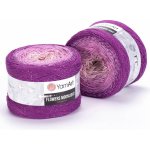 YarnArt pletací / háčkovací příze YarnArt FLOWERS MOONLIGHT 3290 světle fialová, melírovaná (duhová), metalické vlákno, 260g/1000m – Zboží Dáma