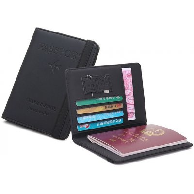 Baellerry Pouzdro na pas Travel wallet Černý Baellerry 21041603204642609s1 – Zboží Živě