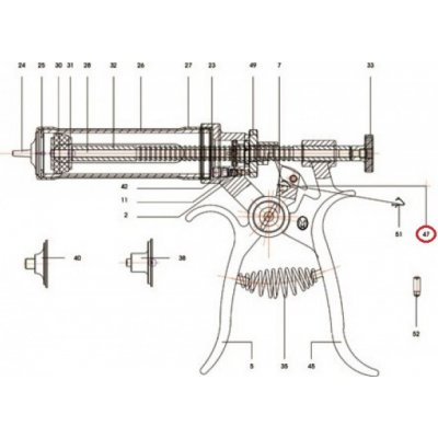 Háček posouvací k poloautomatu Roux Revolver – Hledejceny.cz
