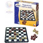 Magnetické cestovní šachy dřevo společenská hra v krabici 20x20x4cm – Zboží Dáma