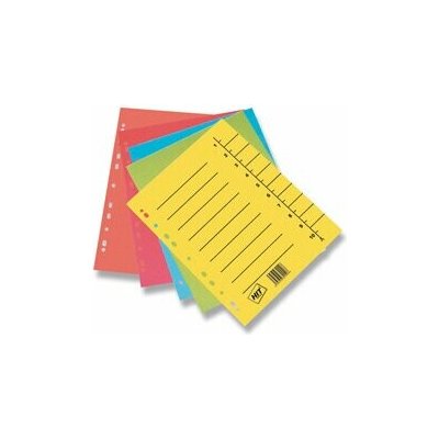 HIT Office - papírový rozlišovač - A4, mix barev, 100 ks – Zboží Živě