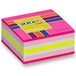Hopax Stick'n Neon Cube Notes - samolepicí bloček - 51 × 51 mm, růžový – Zboží Dáma