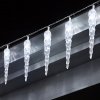 Vánoční osvětlení Yakimz LED pohádkové světlo Icicle Rain vnitřní venkovní vánoční osvětlení model: 40 Icicle LED 8 světelných funkcí studená bílá