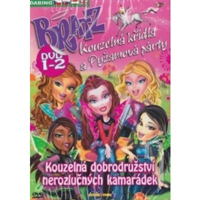 Bratz 1-2: Kouzelná křídla + pyŽamová párty DVD od 145 Kč - Heureka.cz