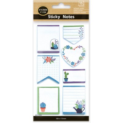 ARGUS Samolepící štítky kaktusy, bílo-modré 23210005 – Zboží Dáma