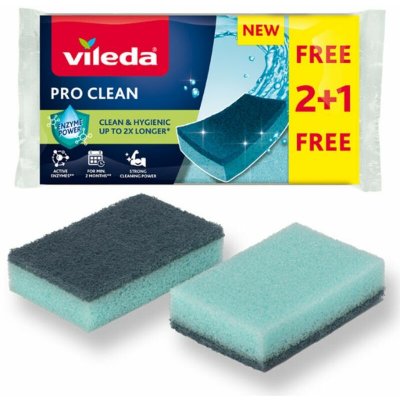 Vileda houbička Pro Clean 2+1 ks – Zboží Dáma