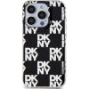 Pouzdro a kryt na mobilní telefon Apple DKNY PC/TPU Checkered Pattern pro iPhone 15 Pro Black