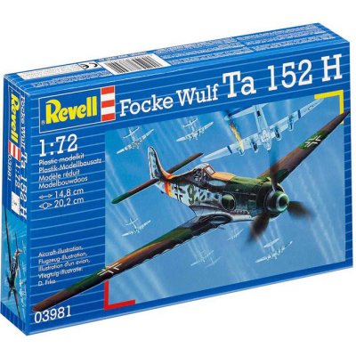 Revell Plastic ModelKit letadlo 03981 Focke Wulf Ta 152 H 1:72 – Zbozi.Blesk.cz