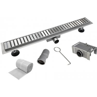 Mereo Odtokový sprchový žlab 70 cm, vč. roštu STRIP CZ121 – Zboží Mobilmania