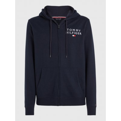 LOGO ZIP-THRU HOODY UM0UM02879DW5 tmavě modrá Tommy Hilfiger