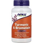 Now Foods Kurkuma Turmeric a Bromelin 90 kapslí – Hledejceny.cz