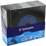 Verbatim CD-R 700MB 52x, AZO, printable, slimbox, 10ks (43426) – Sleviste.cz