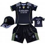 Numberoplus Premium dětský fotbalový dres + kšiltovka FC Real Madrid Kylian Mbappe 9 Emirates Fly Better – Zboží Dáma