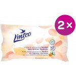 Linteo sada Vlhčené ubrousky intimní HERBAL 4 x 10 ks – Zboží Mobilmania