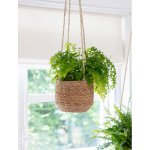 Závěsný květináč Woven Seagrass 16 cm Garden Trading – Zboží Dáma