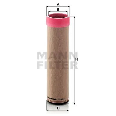 MANN FILTER Vzduchový filtr CF 990/2 – Hledejceny.cz