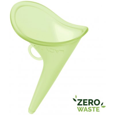 LadyP pomůcka pro čůrání vestoje zelená Obal: Zero waste – bez plastového a papírového obalu