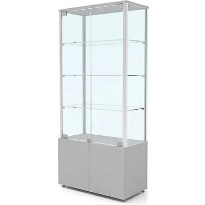 Expoint Výstavní vitrína na zboží se skříňkou 100 x 40 x 180 cm – Zboží Dáma