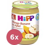 HiPP Bio Jablka s mangem a banány 6 x 190 g – Zboží Mobilmania