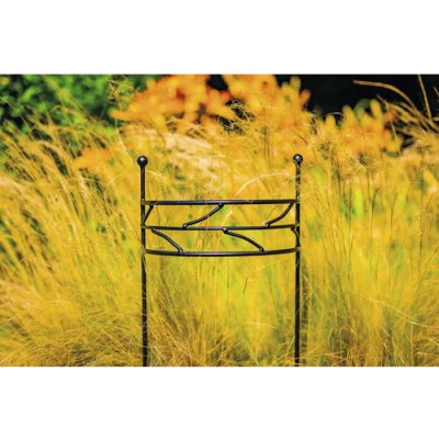 Opora pro rostliny LIANE kovová 70 x 28 x 15 cm černá – Hledejceny.cz