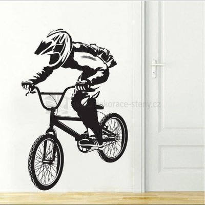 809 - Dekorace-stěny Dekorace na stěny - BMX kolo - 60 x 90 cm – Zbozi.Blesk.cz