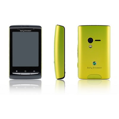 Kryt Sony Ericsson X10 mini zadní žlutý – Zboží Mobilmania