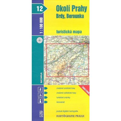 TM12 Okolí Prahy, Brdy, Berounka - Kartografie Praha – Hledejceny.cz