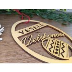 Velikonoční vejce dekorace Veselé Velikonoce, 10 x 15cm – Hledejceny.cz